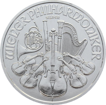 Österreich 1.5 Euro 2022 1 Unze Feinsilber - Wiener Philharmoniker